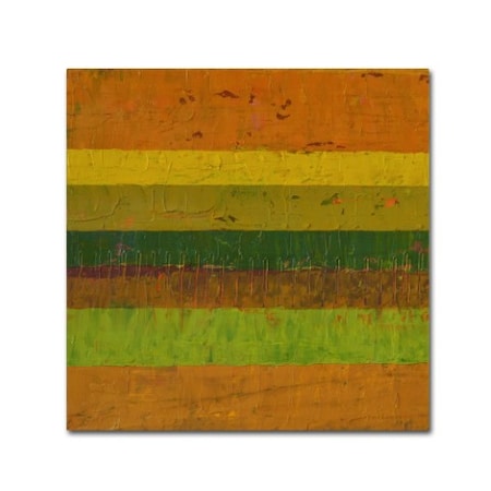 Trademark Fine Art Michelle Calkins 'Purple Line' Canvas Art, 35x35 MC0247-C3535GG